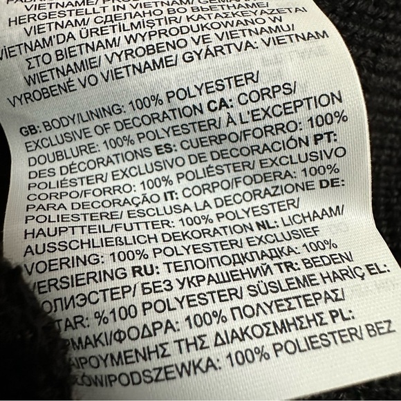 The North Face Black Knit Beanie Hat, One Size, Unisex - Picture 5 of 5